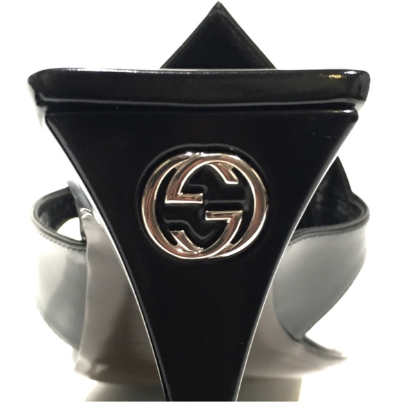 GUCCI HORSEBIT THONG LEATHER MULES -BLACK -WOMEN’S US 8 -NEW - Picture 8 of 10